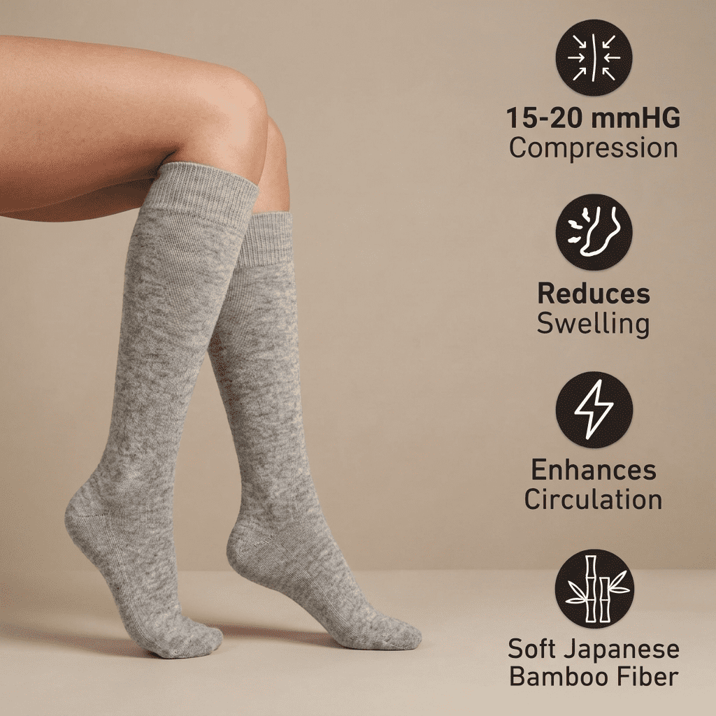 Premium Bamboo Compression Socks